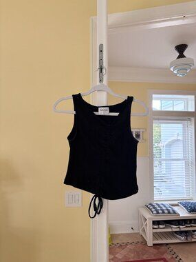 callahan ribbed cinch-front tank (s)